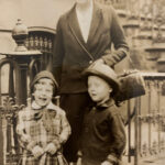 With my father and his twin sister, circa 1926